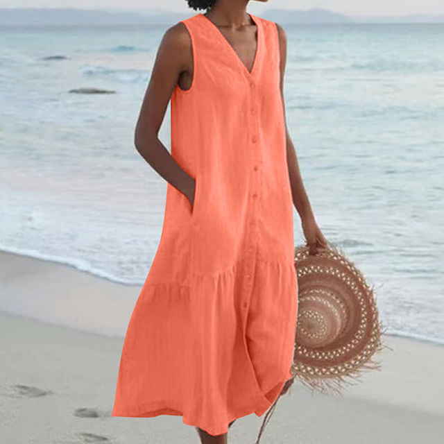 Lyra™ | Sommer V-hals kjole
