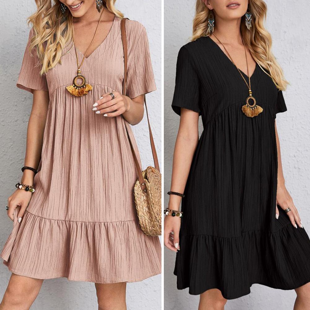 Annemarie™ | Elegant Kjole med Magebekledning