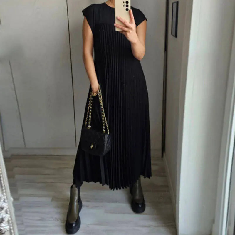 Linnea | Plisserte Maxi Kjole