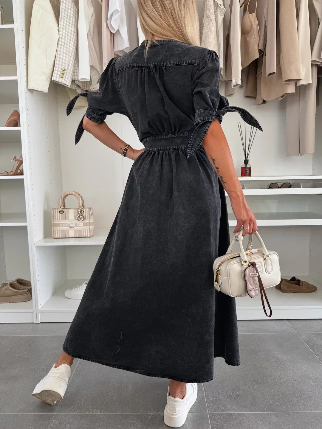 Birgitte™ | Elegant Denim Kjole