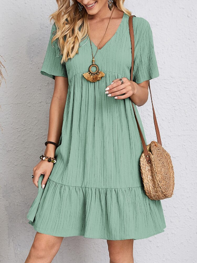 Annemarie™ | Elegant Kjole med Magebekledning
