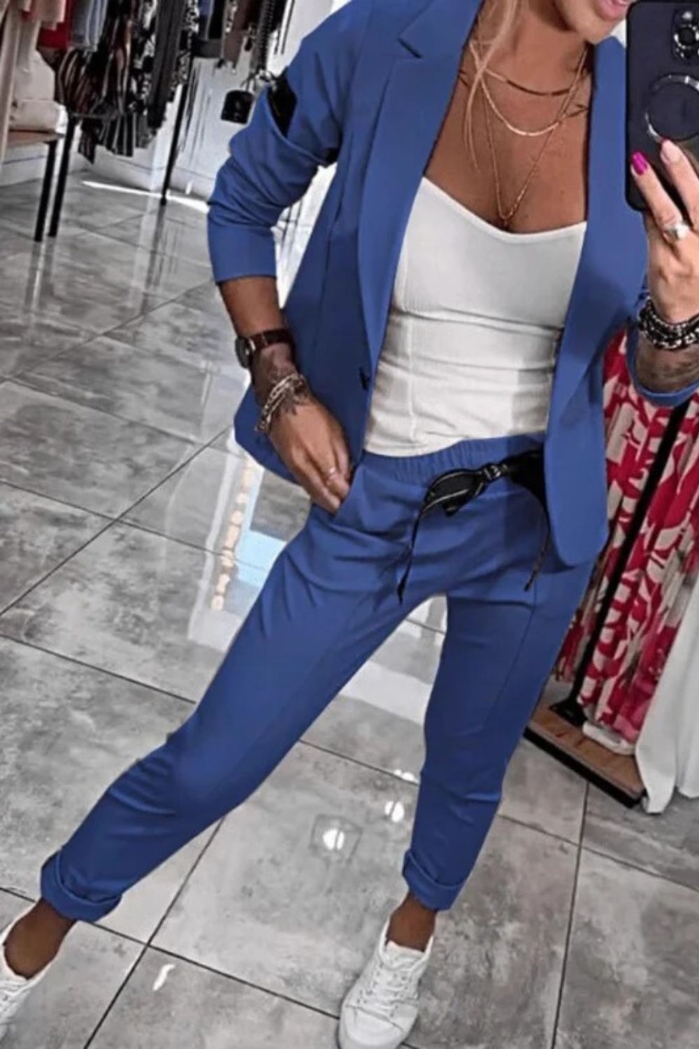 Jackie™ | Stilig Top & Bukse Sett