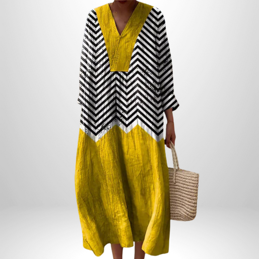 Maria | Elegant geometrisk kjole