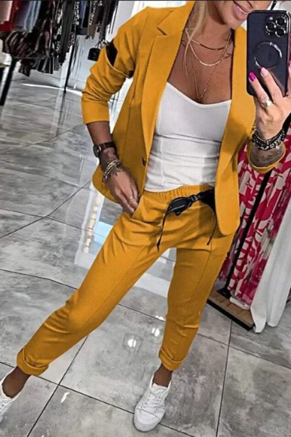 Jackie™ | Stilig Top & Bukse Sett