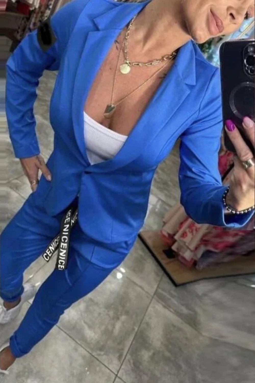 Jackie™ | Stilig Top & Bukse Sett