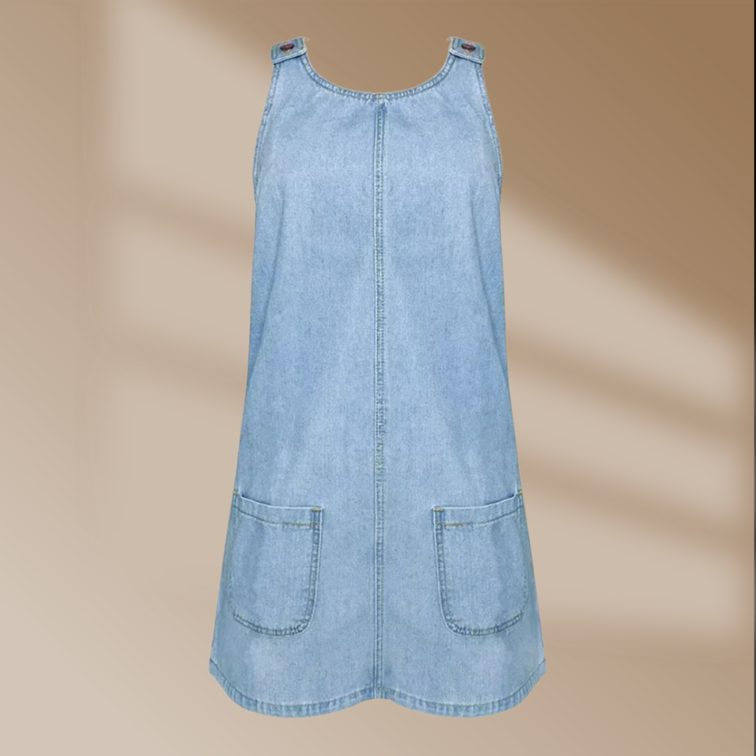 Sigrid Denim Dress™ | Sommerkjole med flatterende snitt