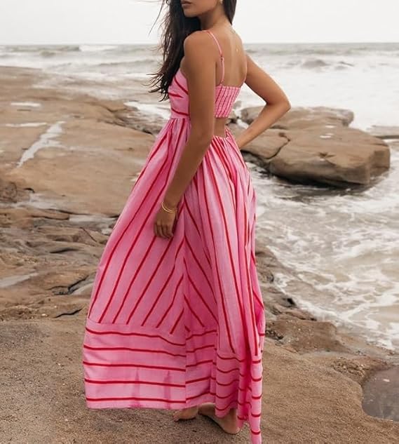 ROSA™ |  Solnedgang Vibes Maxi Kjole