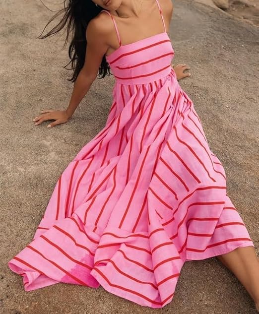ROSA™ |  Solnedgang Vibes Maxi Kjole