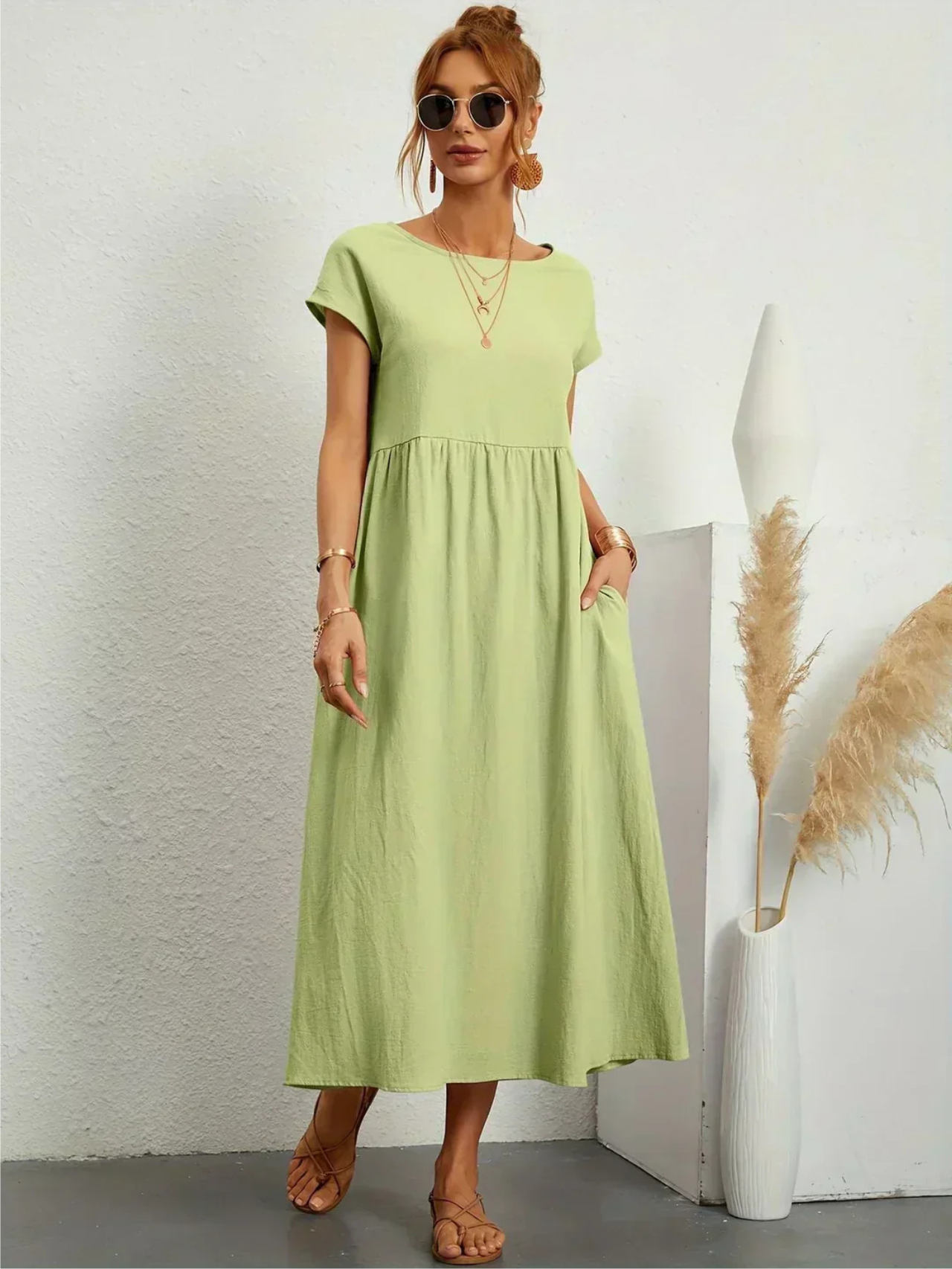 Marianne™ | Elegant rundhalskjole