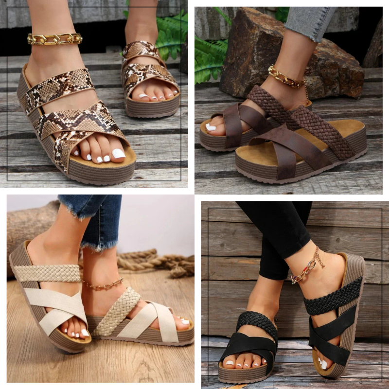 Bea™ | Ortopediske sandaler - uovertruffen komfort for føttene dine