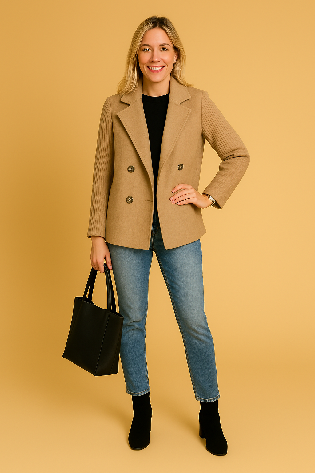 Claire Elegant Dame Blazer – Tidløs Stil og Komfort