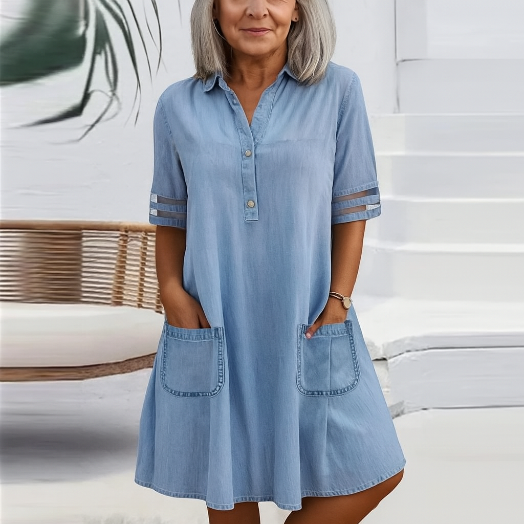 Cassey™ – Lett Jeanskjole for Dame