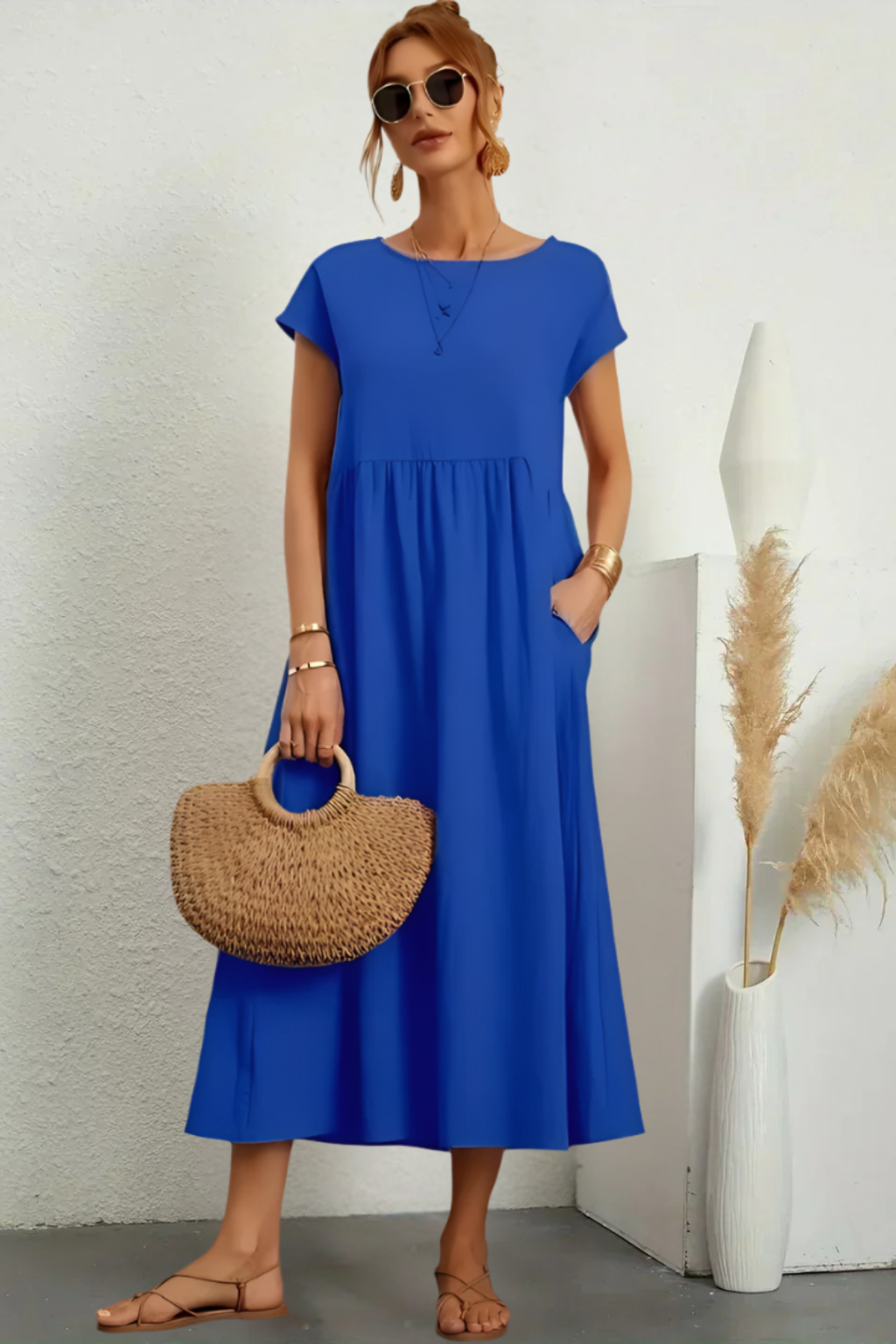 Marianne™ | Elegant rundhalskjole