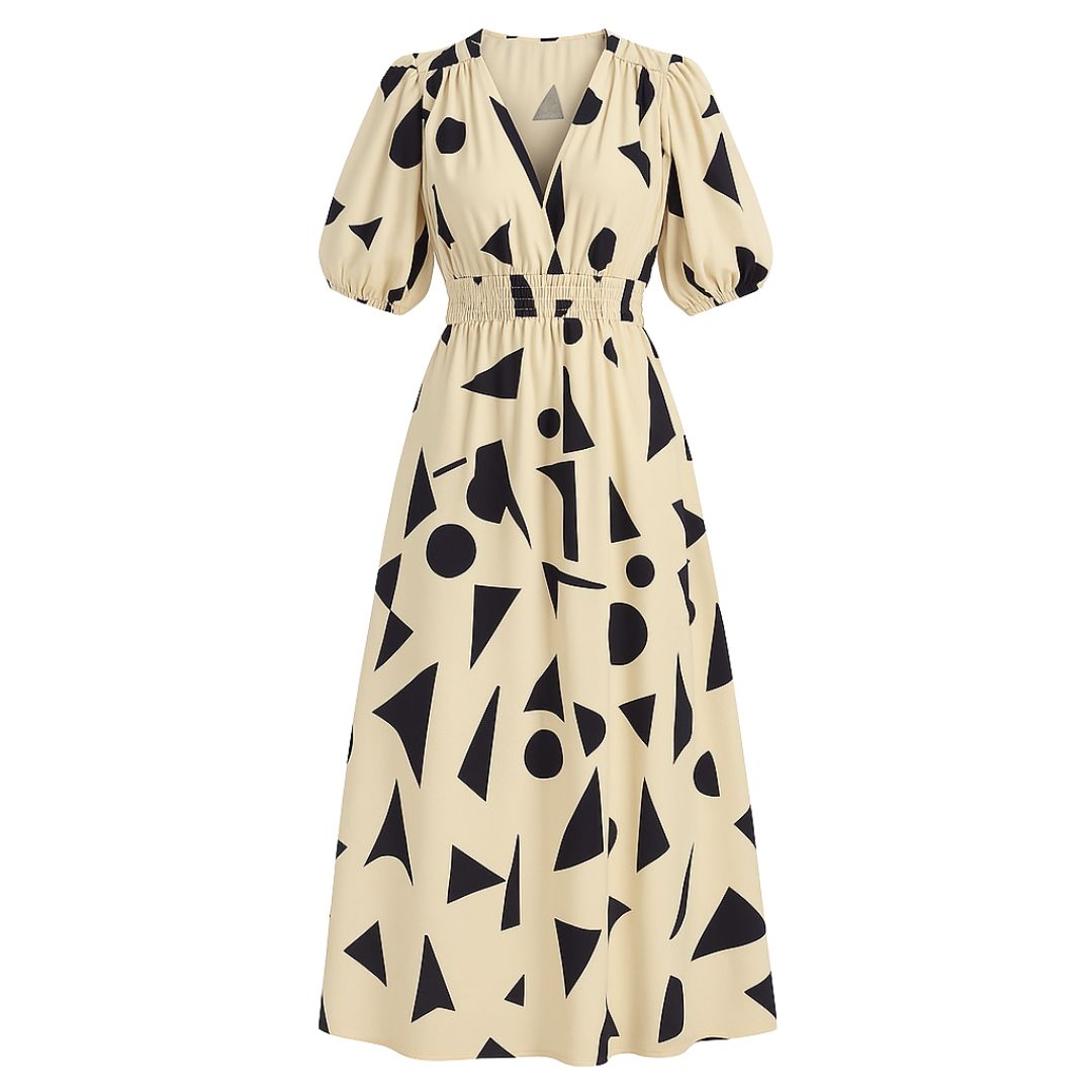 Hanna™ | Lekker Kjole med V-hals