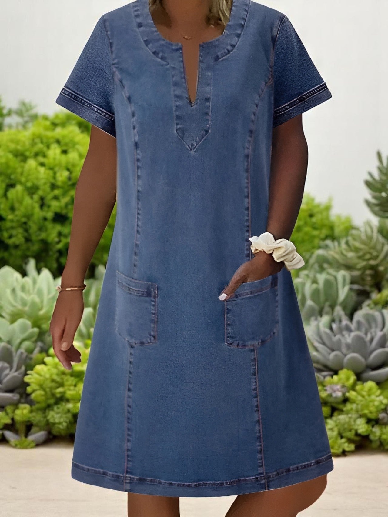 Joanna™ - Myk Jeanskjole for Dame