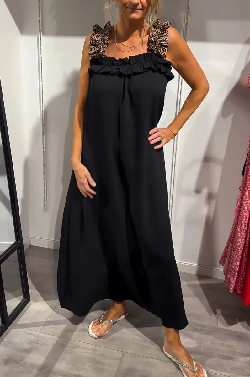 Helen – Dristig og elegant leopardmønstret kjole