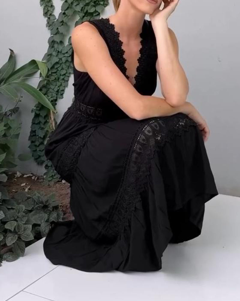 Aurélie™ | Elegant Blondekjole med V-hals