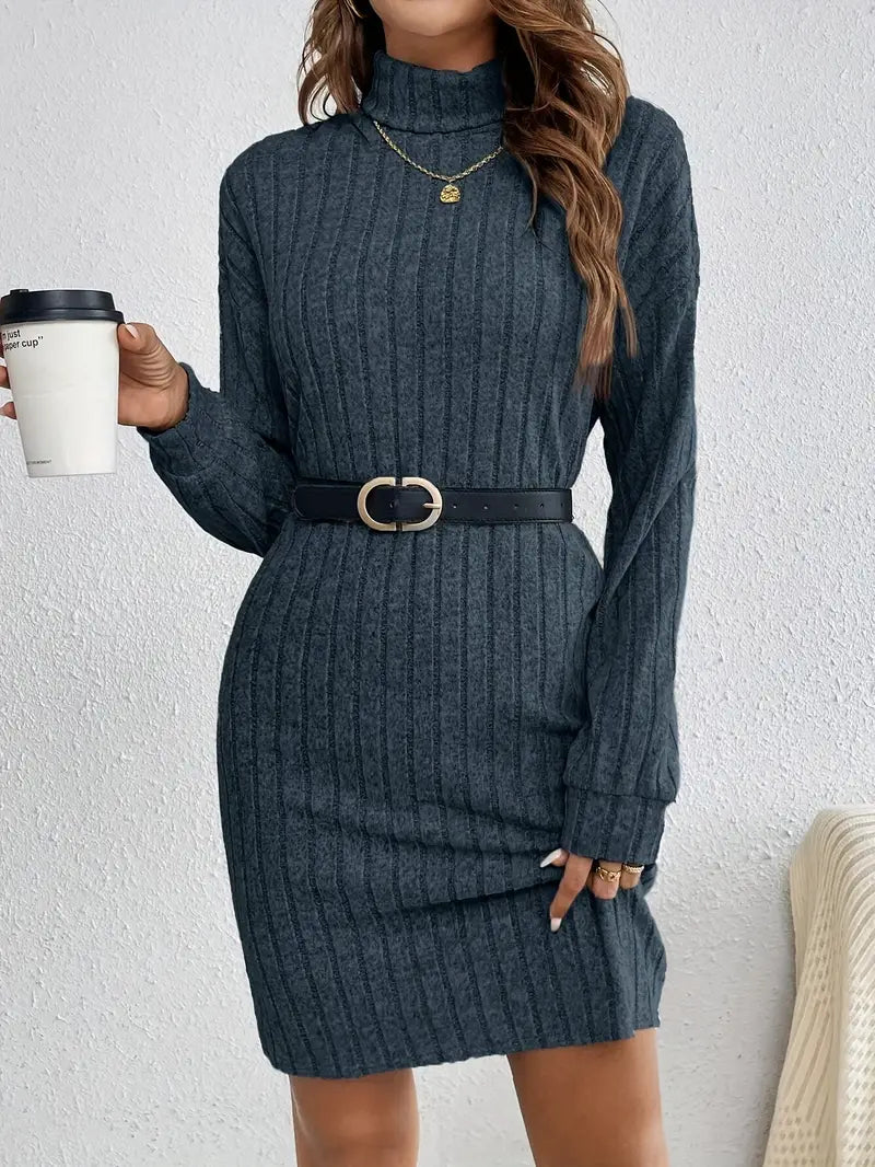 Vera™ | Stilfull Ribbet Kjole