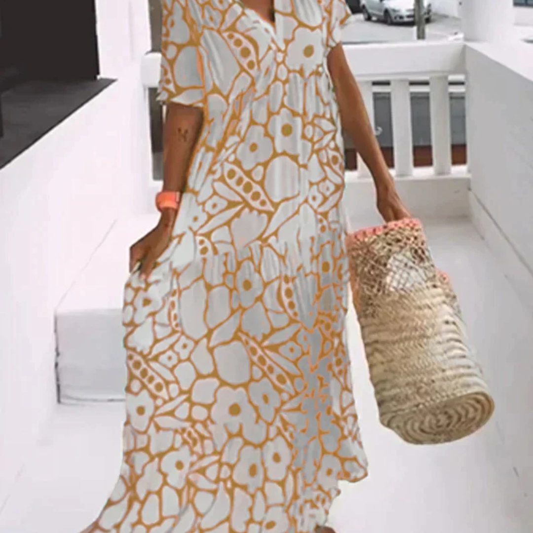 Christine™ | Lett Sommardrøm i Blomstertrykk