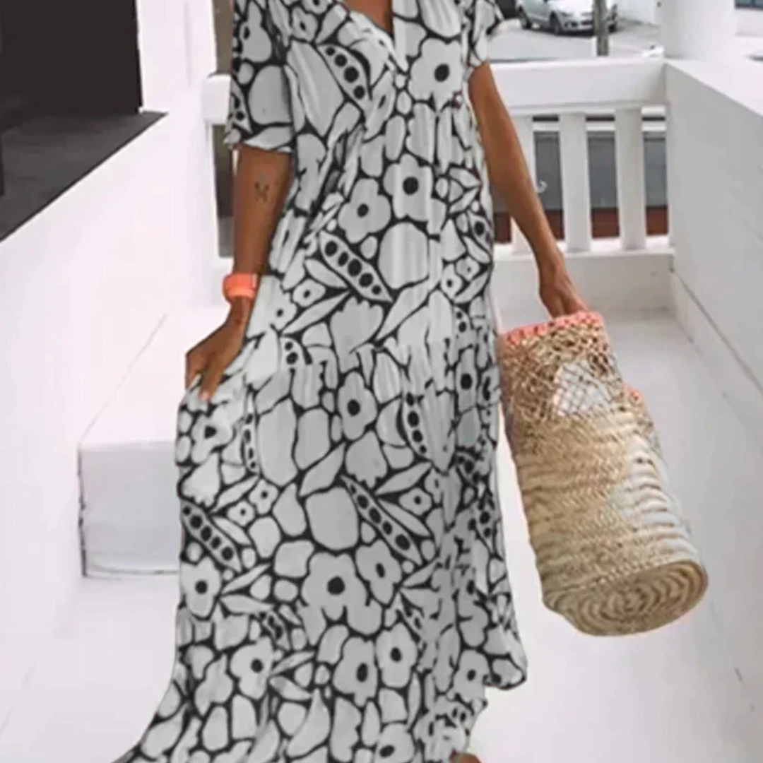 Christine™ | Lett Sommardrøm i Blomstertrykk