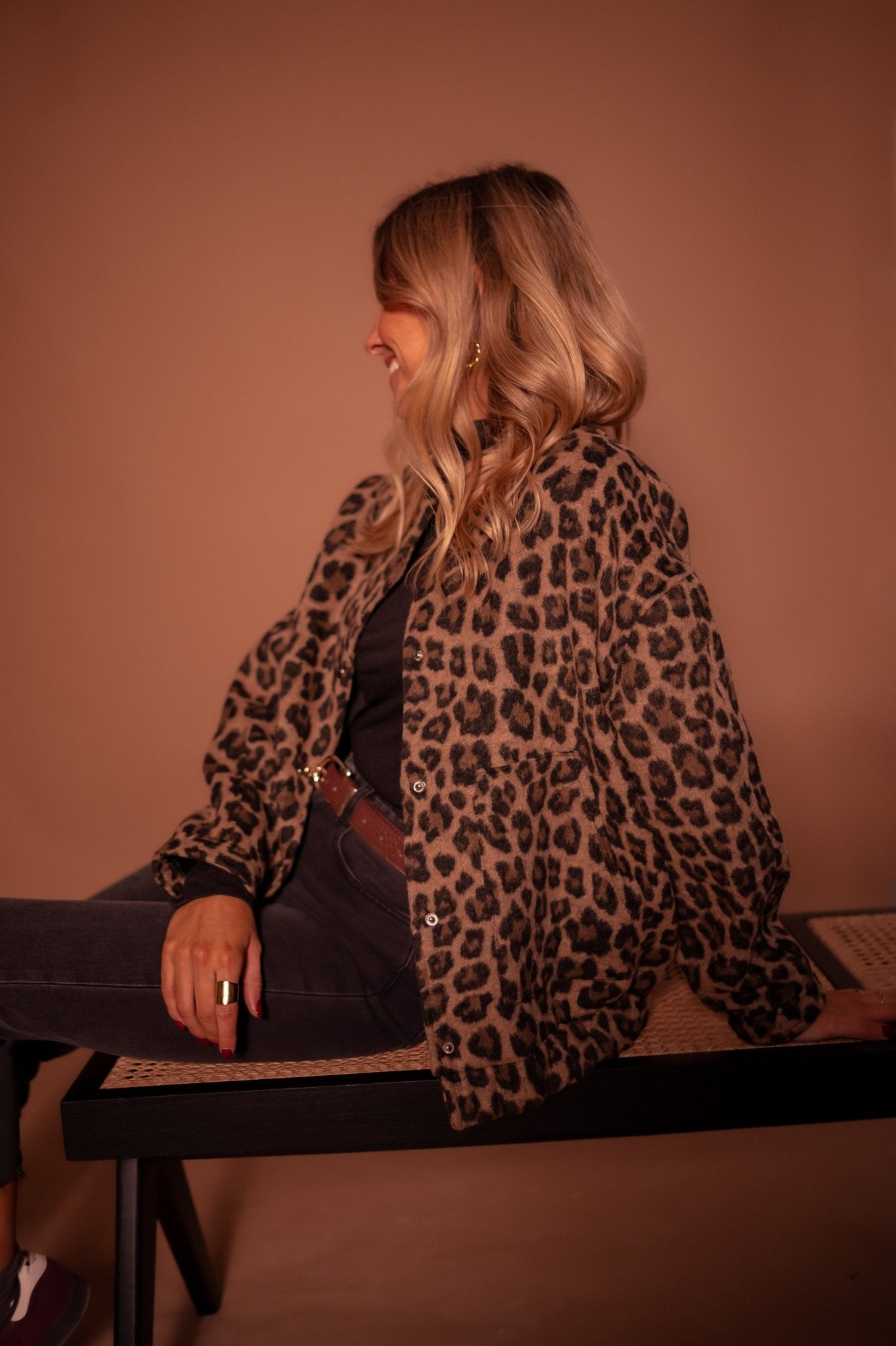 Mila™ | Trendy Jakke med Leopardmønster