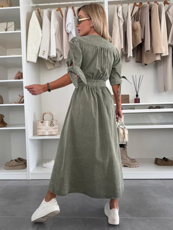 Birgitte™ | Elegant Denim Kjole