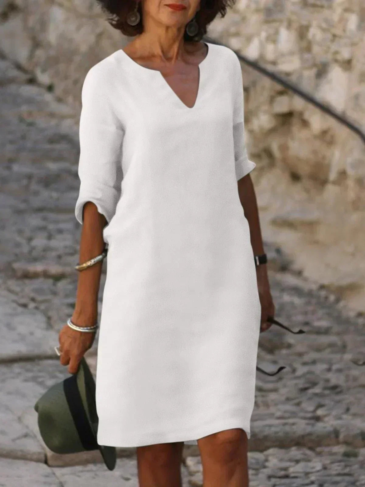 Josette™ | Elegant kjole med V-utringning