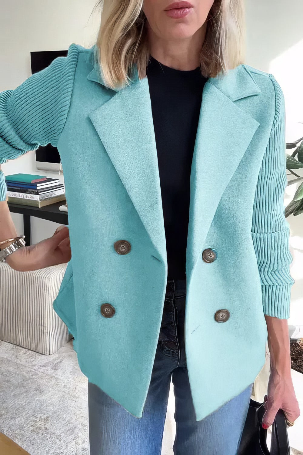 Claire Elegant Dame Blazer – Tidløs Stil og Komfort