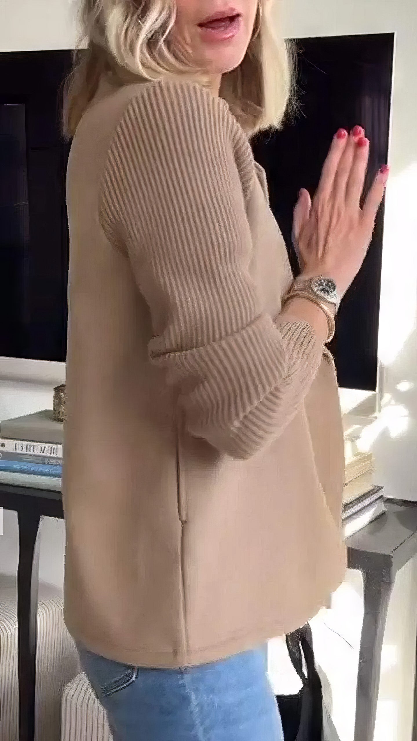 Claire Elegant Dame Blazer – Tidløs Stil og Komfort